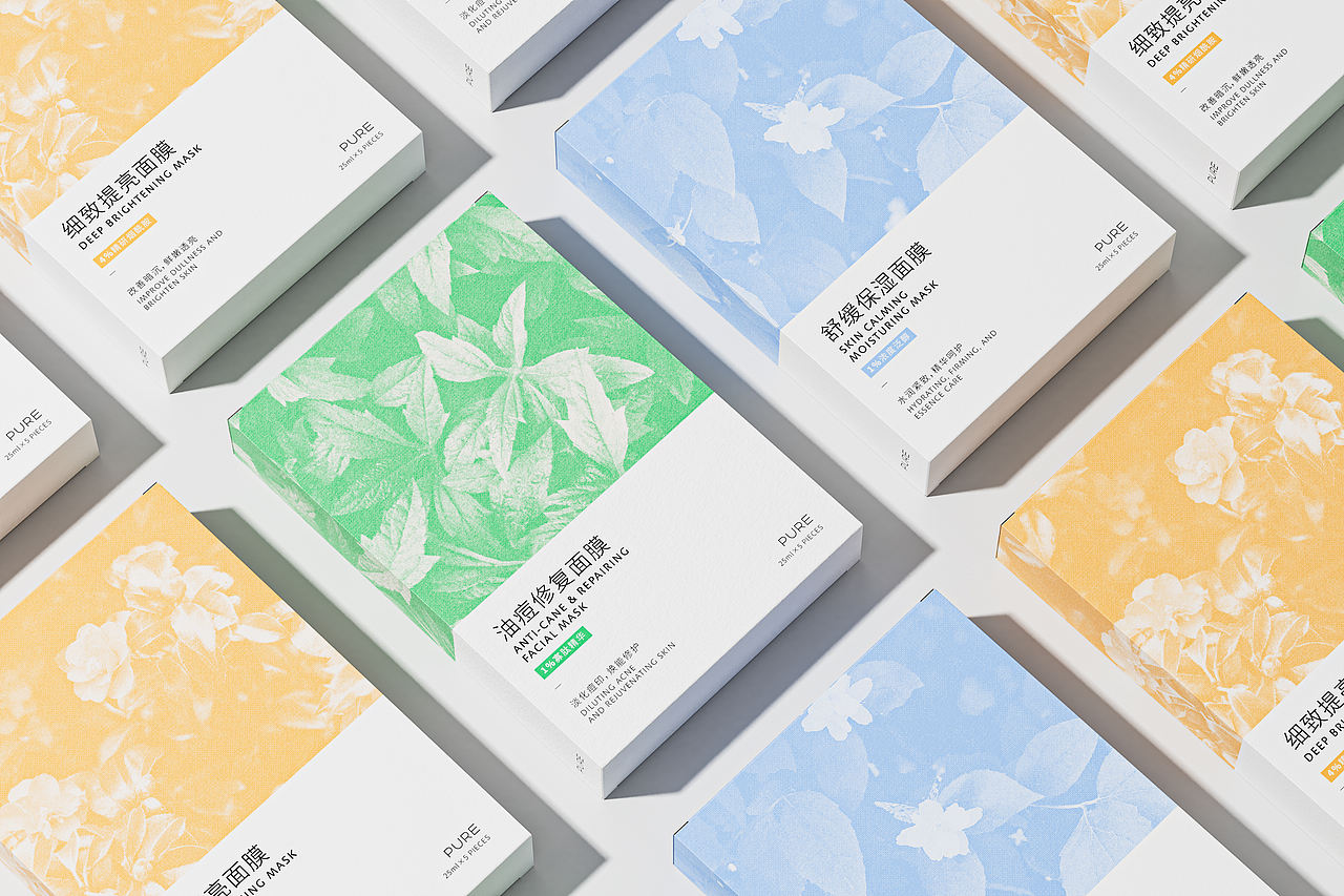 面膜包装设计 | 唤醒肌肤的原生之美（图ZNDExNDcwNzQ0） - 包装 - 站酷设计师Lila里里原创素材 - 站酷ZCOOL