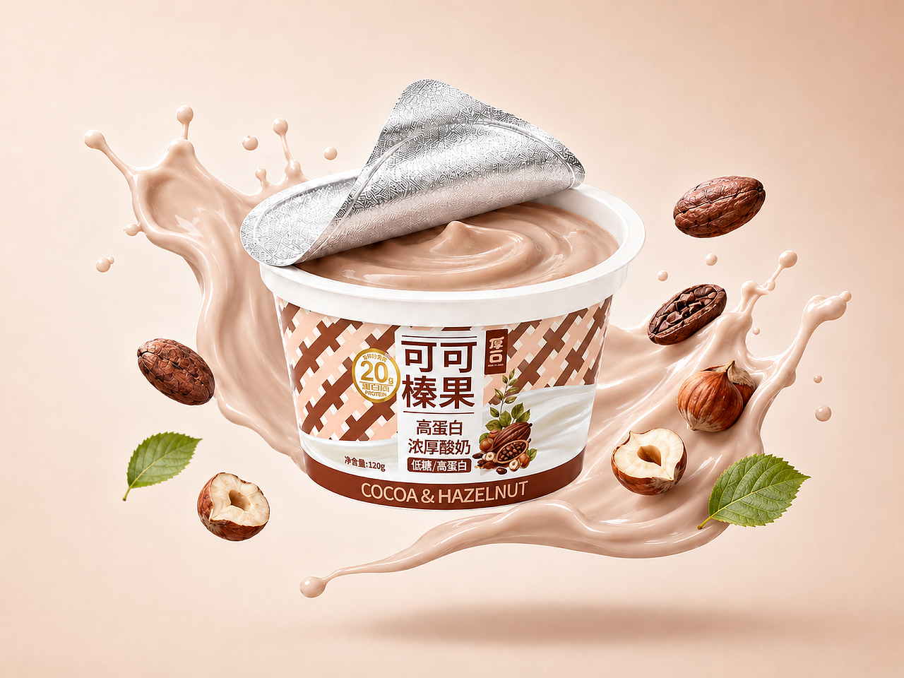 厚一口|高蛋白浓厚酸奶品牌包装全案(图ZNDExNDc1MjE2) - 包装 - 站酷设计师重楼ChongLou原创素材 - 站酷ZCOOL
