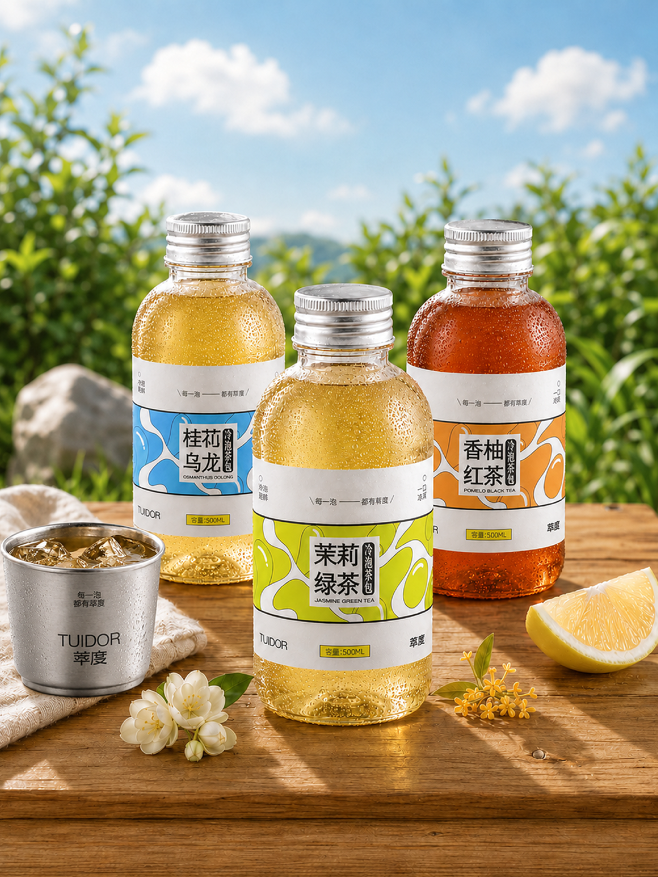 萃度｜冷萃茶品牌包装全案设计（图ZNDExNDc1ODA4） - 品牌 - 站酷设计师放空a原创素材 - 站酷ZCOOL