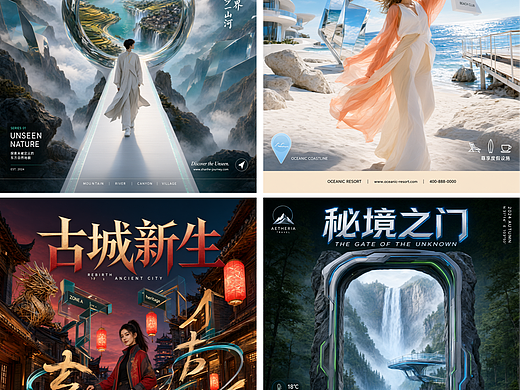 高端中国文旅品牌主视觉系列