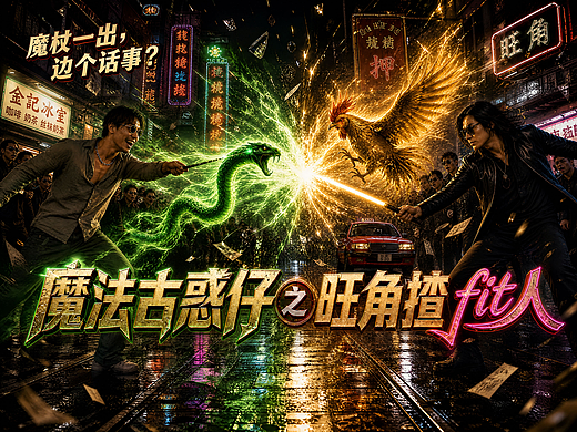 GC创意案例:《旺角古惑仔之魔法揸fit人》短视频赏析