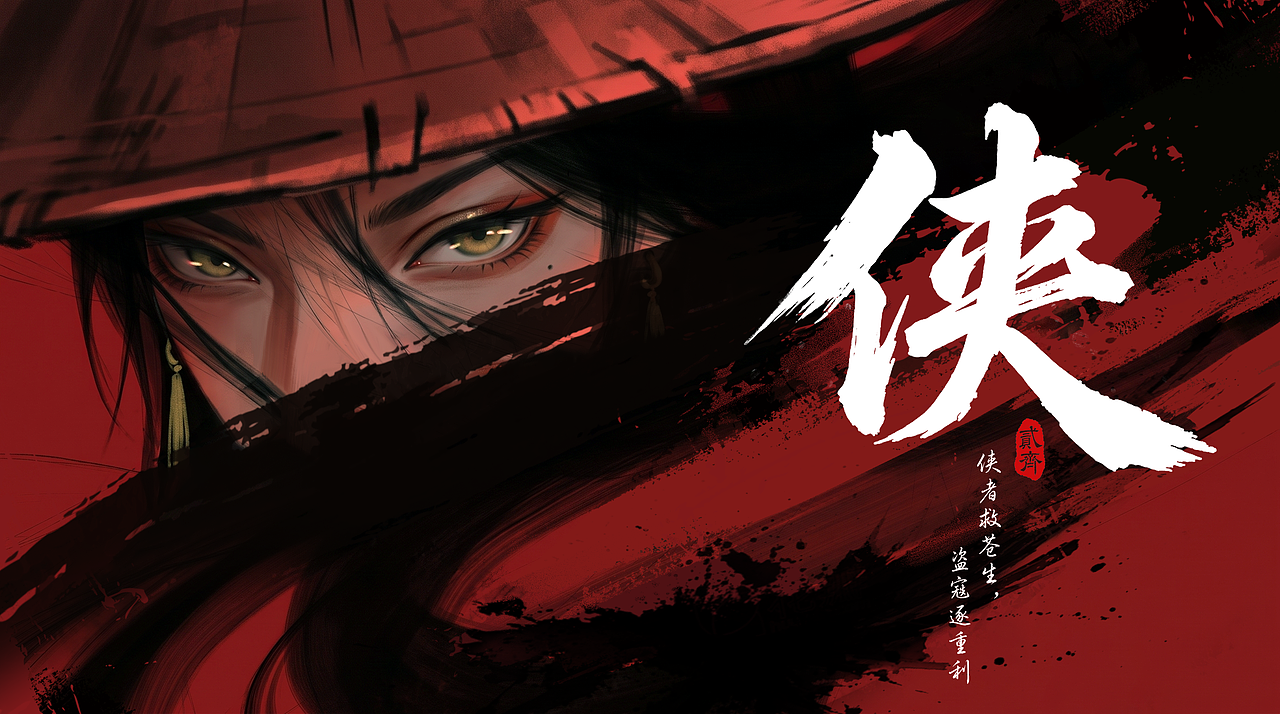 水墨为骨，剑气为韵《侠》（图ZNDExNDg2NzYw） - 短片 - 站酷设计师是行周啊原创素材 - 站酷ZCOOL