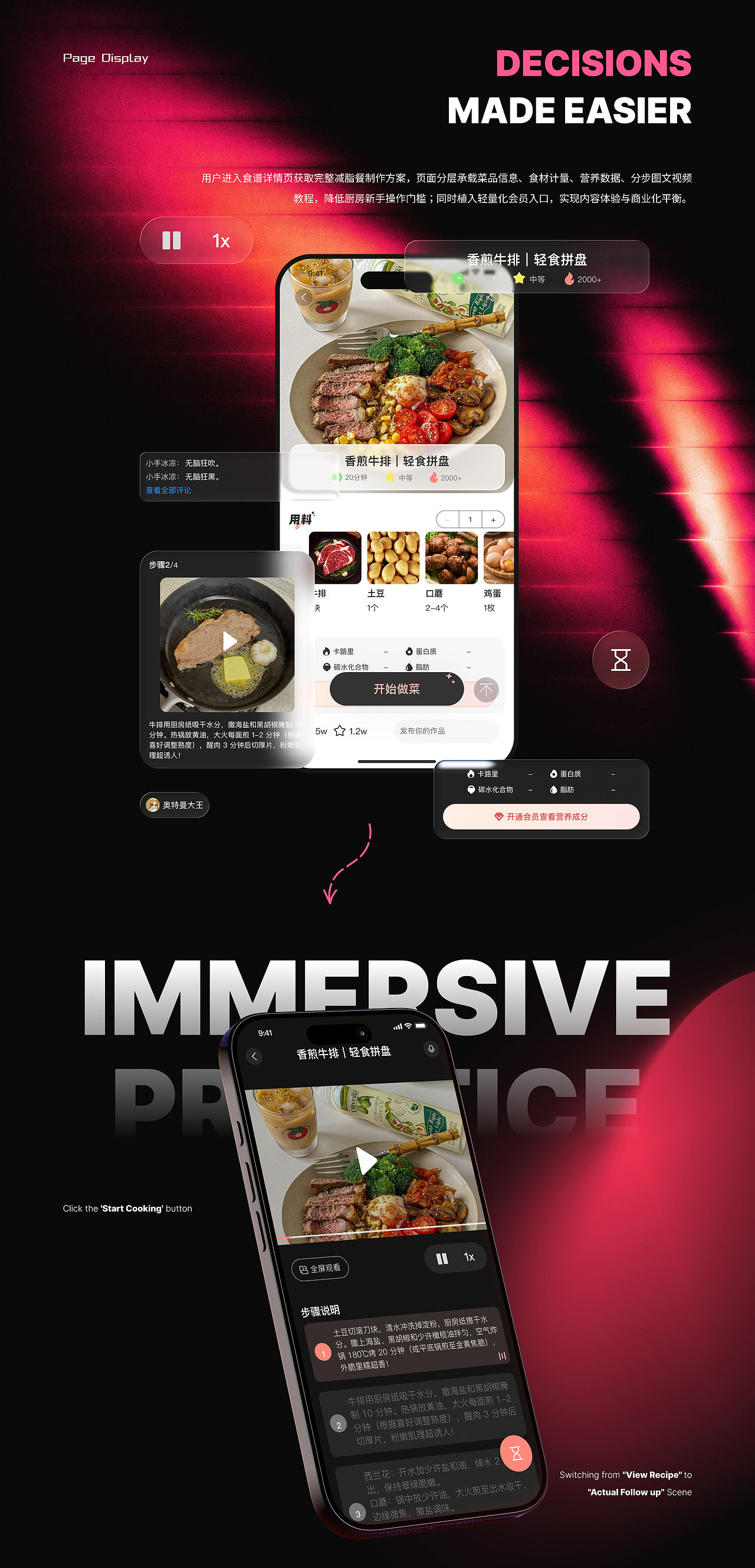 食间app（图ZNDExNDk2Mjk2） - APP界面 - 站酷设计师忧郁电话亭原创素材 - 站酷ZCOOL