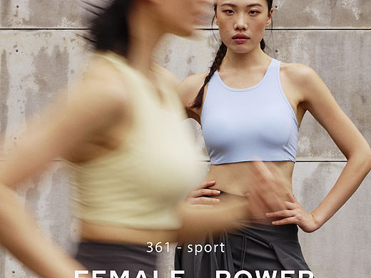 361度女训运动拍摄