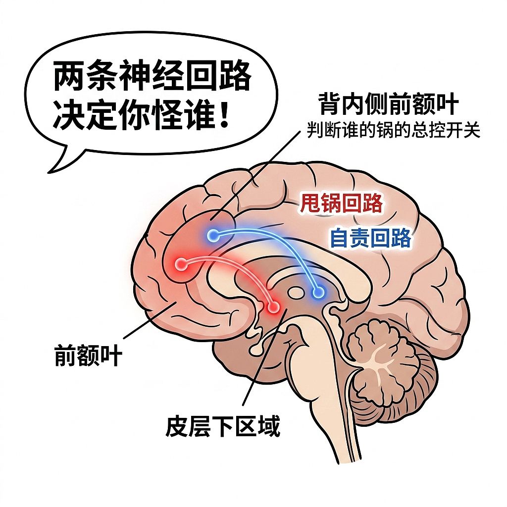 越自信越爱甩锅?牛津大学:大脑神经回路在帮你"甩"(图ZNDExNDk5ODI0) - 中/长篇漫画 - 站酷设计师huashuoshi原创素材 - 站酷ZCOOL