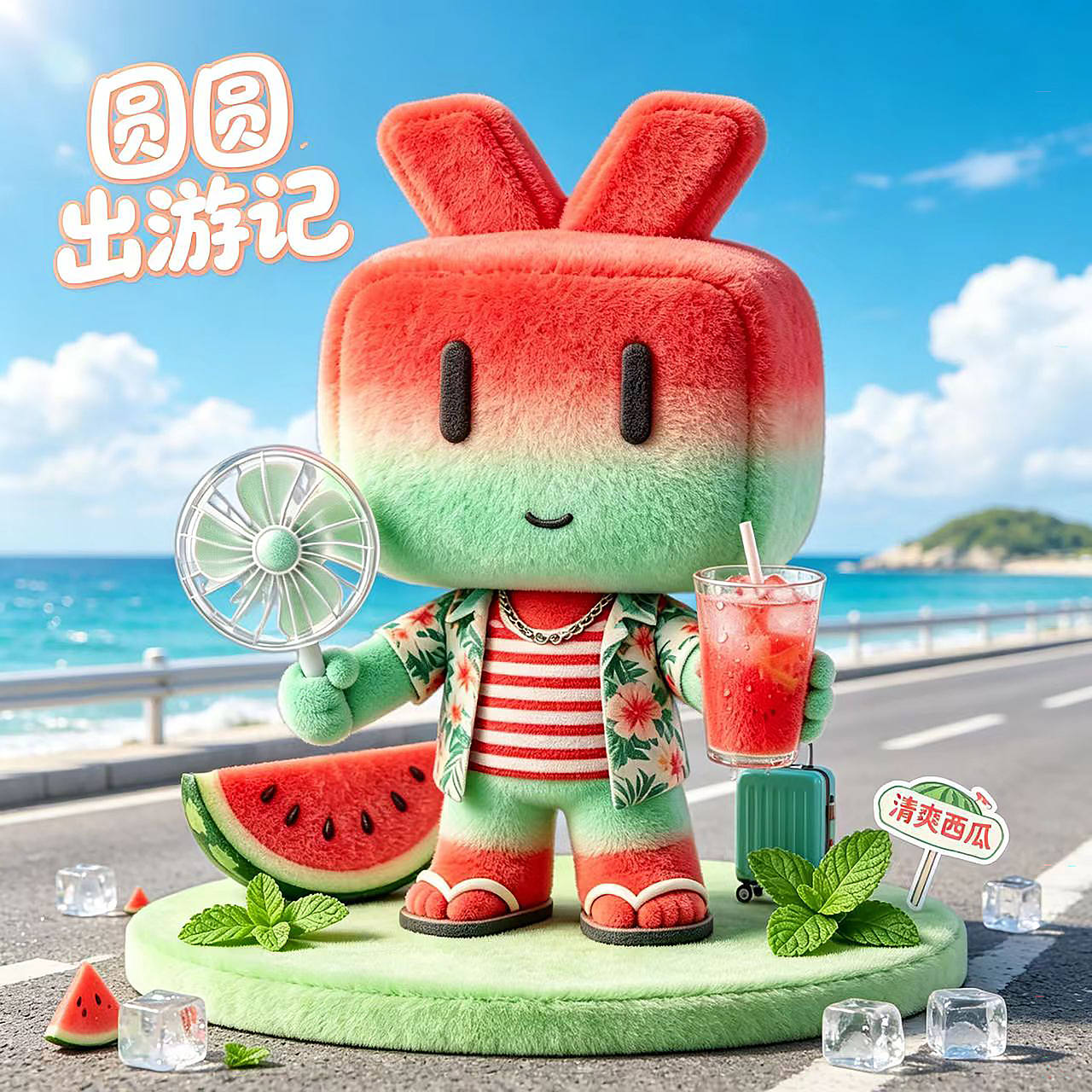 《圆圆出游记之多巴胺假日旅行》(图ZNDExNTA1MjUy) - 生活用品 - 站酷设计师四叶草KiKi原创素材 - 站酷ZCOOL