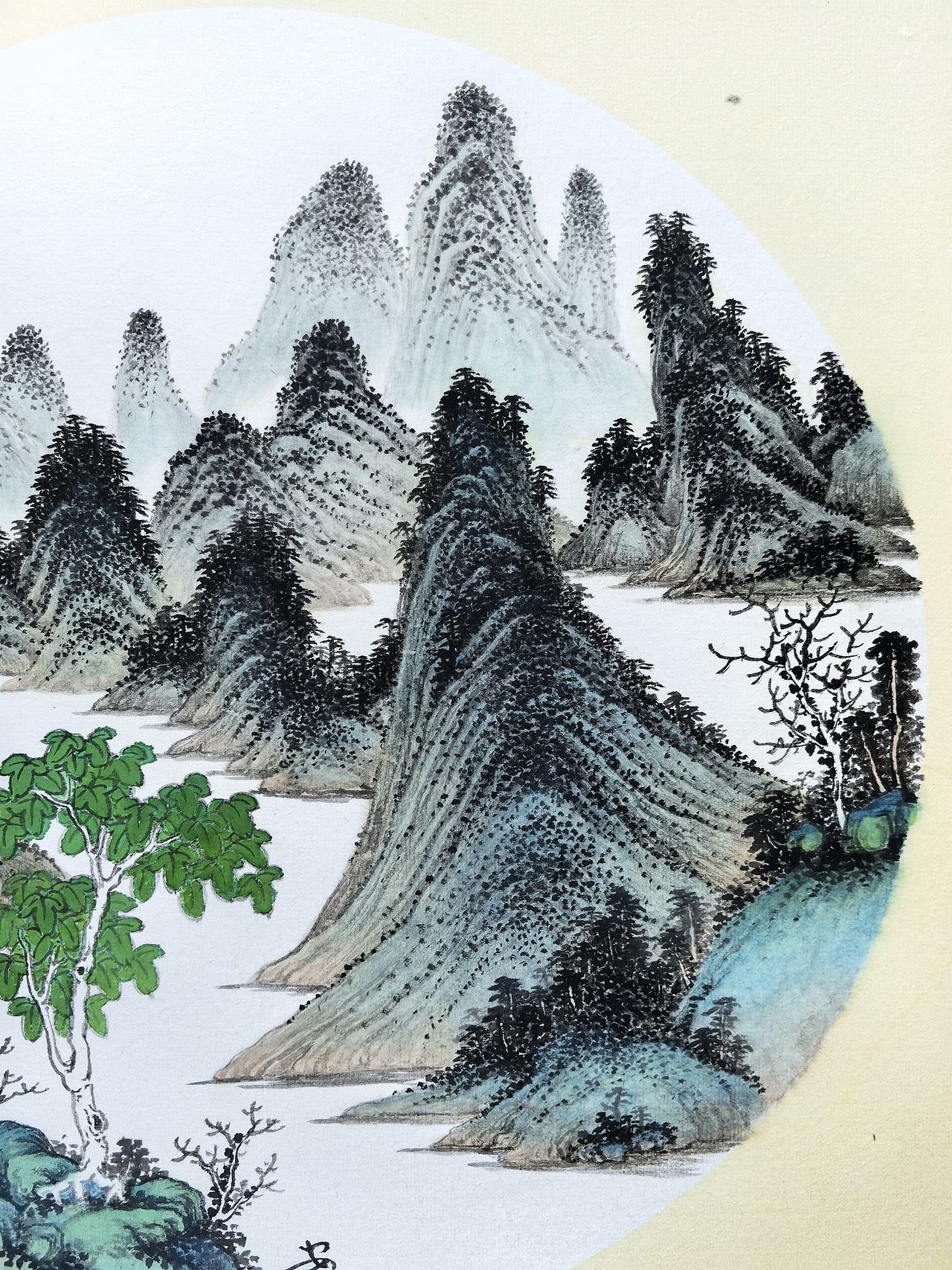 层峦翠色(图ZNDExNTA4NTg4) - 绘画 - 站酷设计师安田原创素材 - 站酷ZCOOL