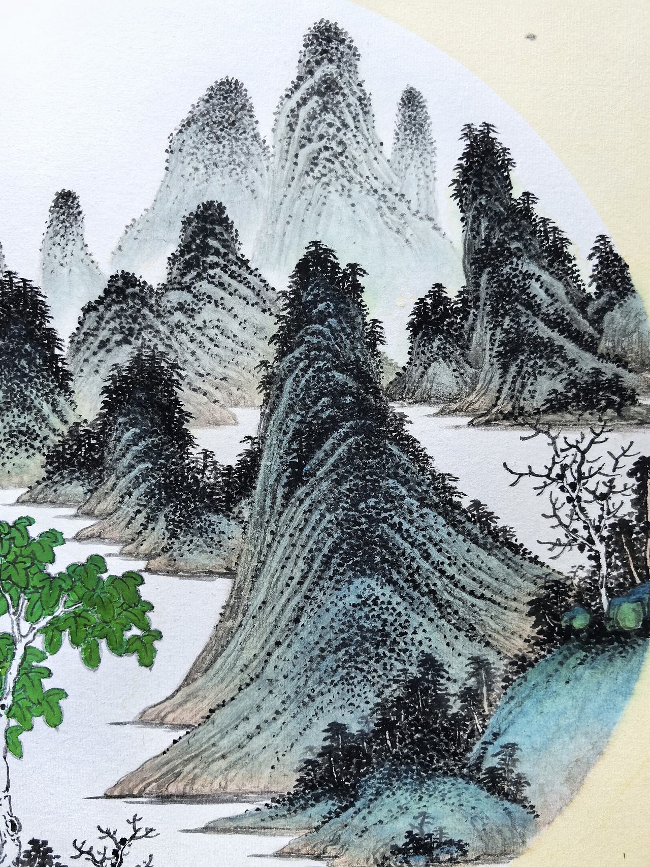 层峦翠色(图ZNDExNTA4NTk2) - 绘画 - 站酷设计师安田原创素材 - 站酷ZCOOL