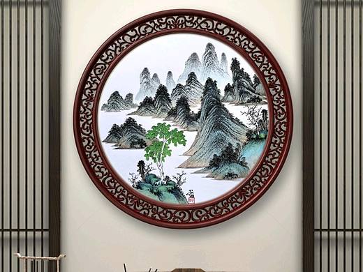 层峦翠色