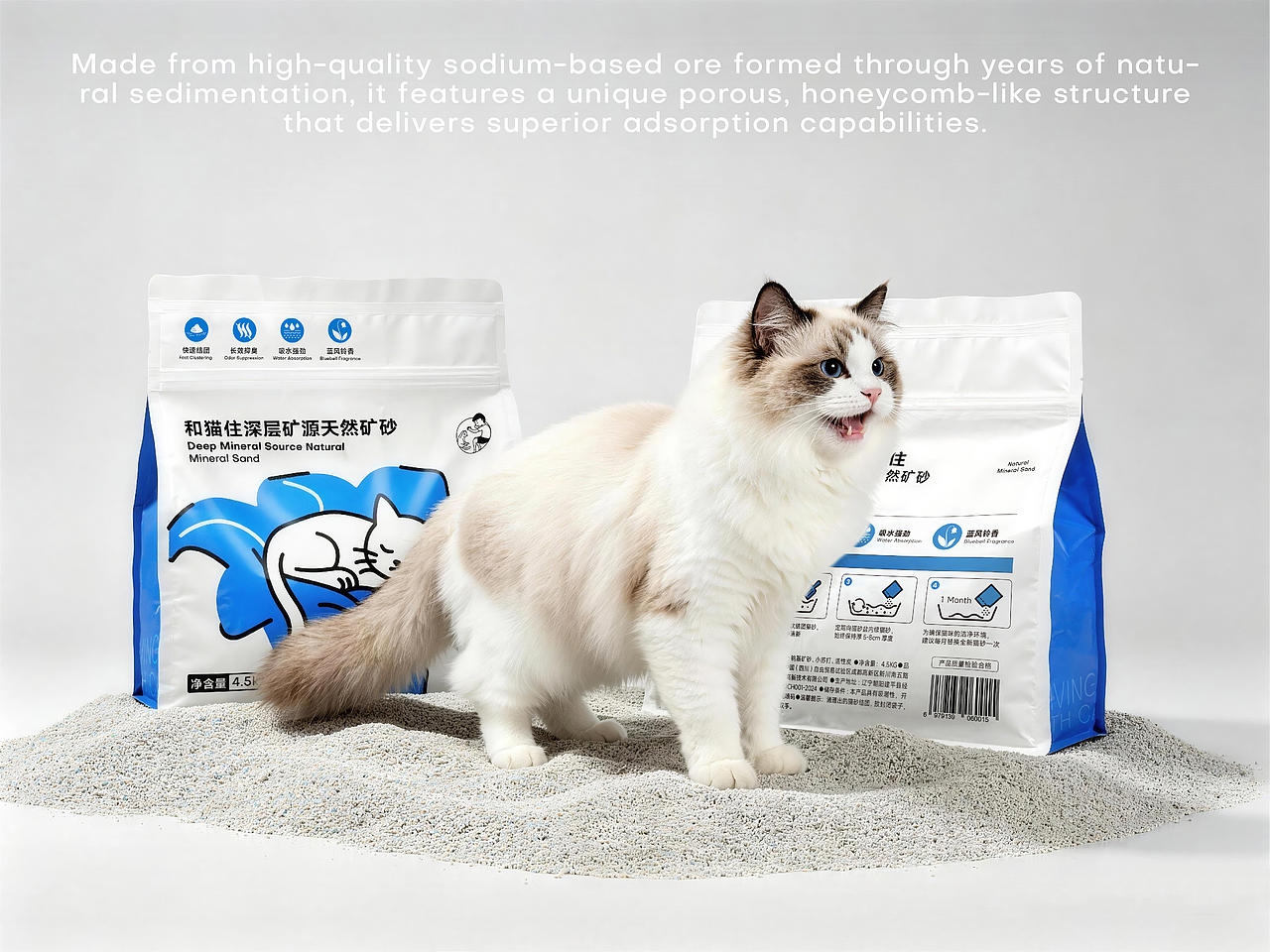 白色至上设计|和猫住天然矿砂产品包装设计|宠物品牌(图ZNDExNTA5ODgw) - 包装 - 站酷设计师白色至上设计原创素材 - 站酷ZCOOL