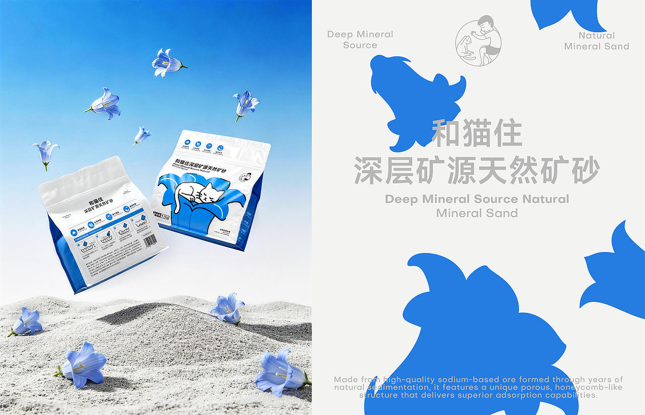 白色至上设计|和猫住天然矿砂产品包装设计|宠物品牌(图ZNDExNTA5OTI0) - 包装 - 站酷设计师白色至上设计原创素材 - 站酷ZCOOL