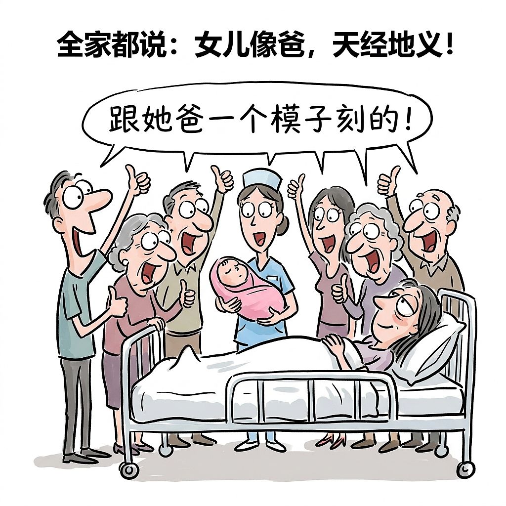 为什么都爱说"孩子像爸"?真相是人类最古老的顶级情商(图ZNDExNTk4NjM2) - 中/长篇漫画 - 站酷设计师huashuoshi原创素材 - 站酷ZCOOL
