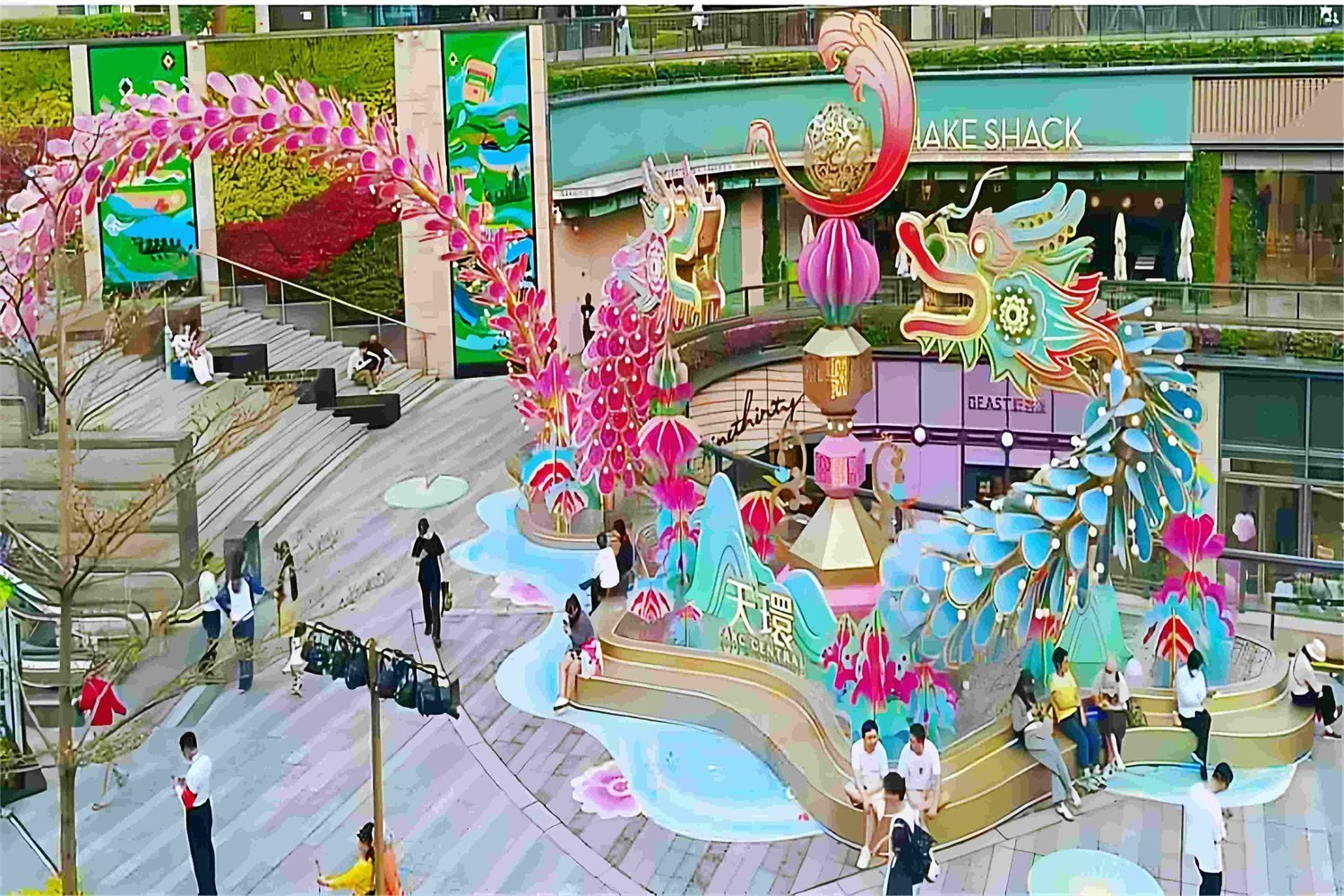 预算有限？如何用“轻量级”商业美陈设计，让广州商场实现客流暴增？（图ZMTU4NDgxMjQ=） - 资讯 - 站酷设计师肆墨设计原创素材 - 站酷ZCOOL