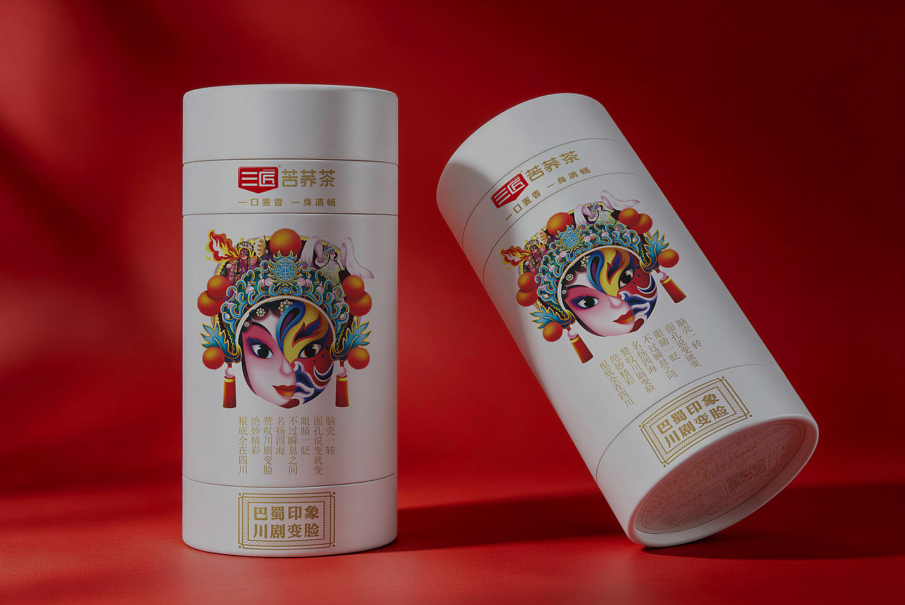 三匠苦荞&荞粒粒苦荞茶文创包装设计案例（图ZNDExNjA0NjE2） - 包装 - 站酷设计师叁点品牌包装设计原创素材 - 站酷ZCOOL