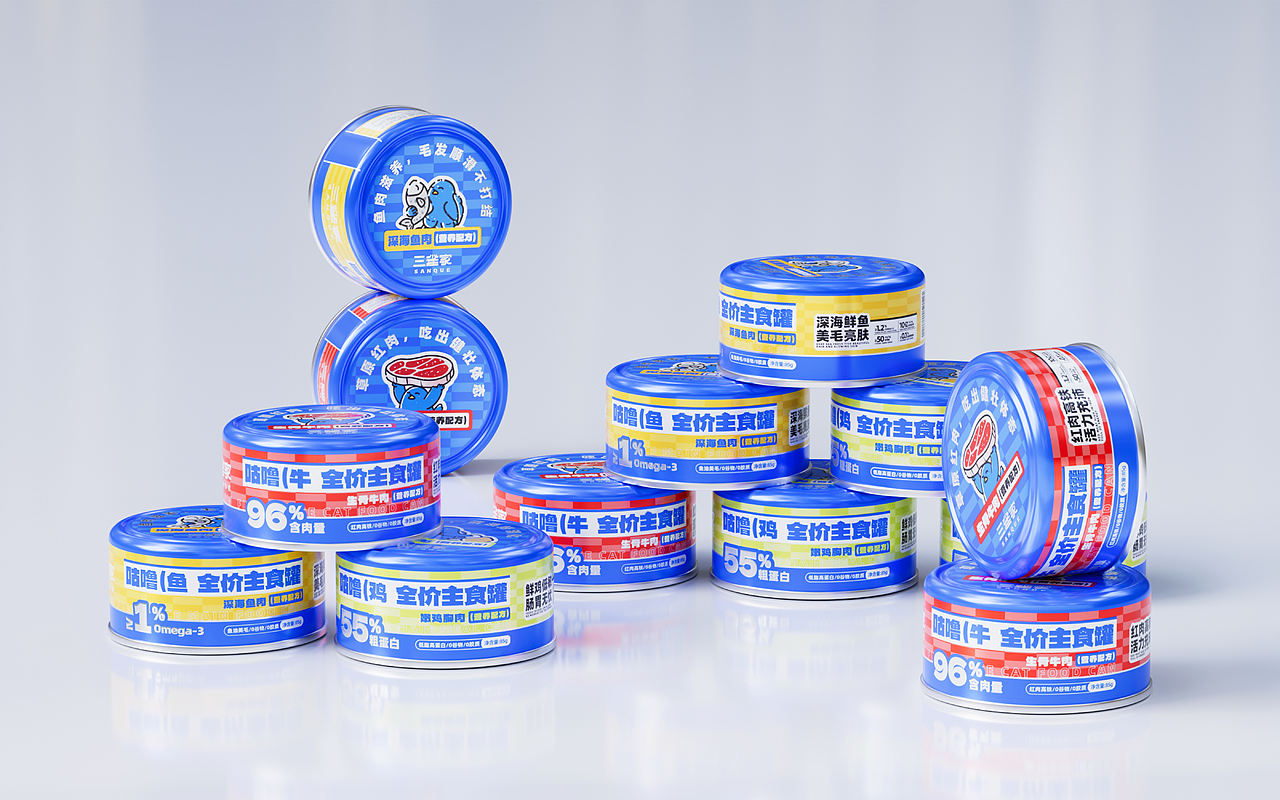 三雀家 | 咕噜咕噜系列 | 宠物食品 品牌包装全案(图ZNDExNjA4MDA4) - 包装 - 站酷设计师越象映画原创素材 - 站酷ZCOOL