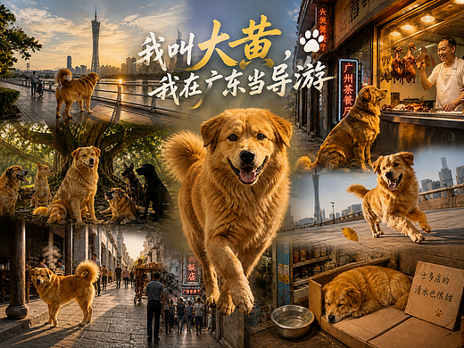 《我叫大黄，我在广东当导游》