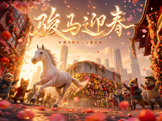 《骏马迎春》AI‑TVC｜视觉设计
