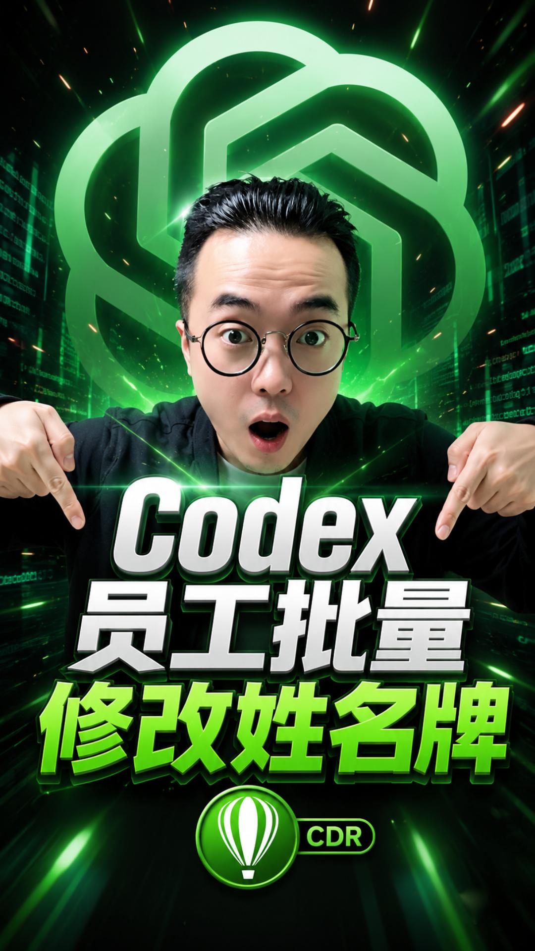用ChatGPT和Codex将Excel姓名表设计CorelDRAW姓名牌 | ChatGPT教程 | 雨田AIGC |(图ZMTU4NTAyMDA=) - 教程 - 站酷设计师雨田侃设计原创素材 - 站酷ZCOOL