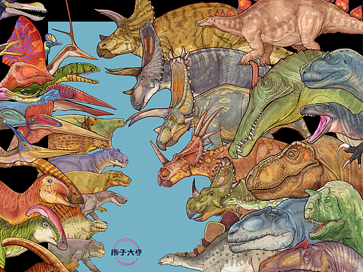 动物插画-物种科普绘本合集（五）古生物篇