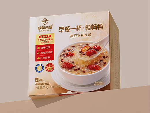 四喜代餐粉包装设计案例