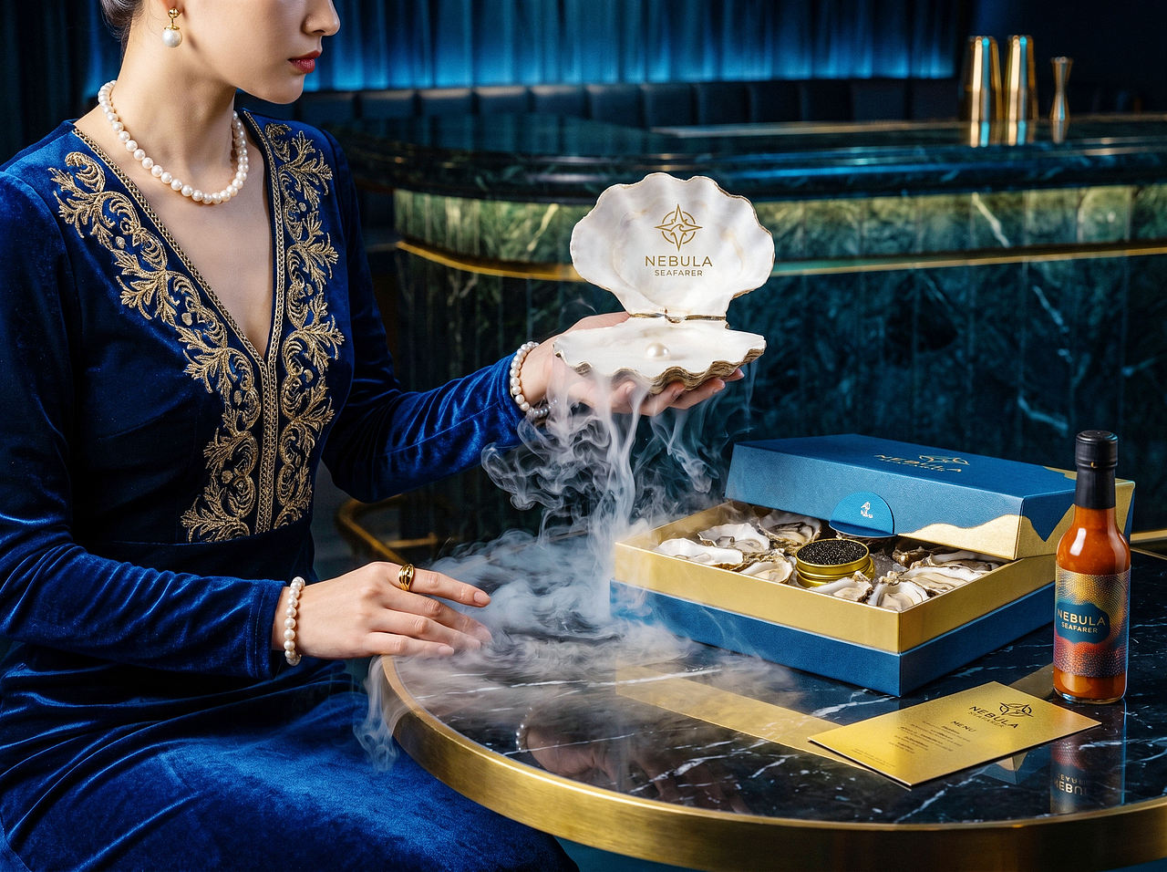Up-Brands上游文传|海鲜餐厅设计的星罗盘美学(图ZNDExNjUyNDQ4) - 品牌 - 站酷设计师上游文创品牌设计原创素材 - 站酷ZCOOL