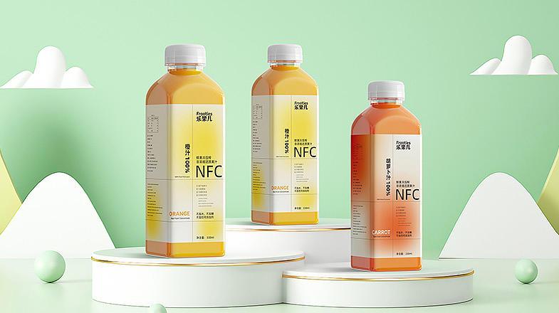 回归纯粹之美 | 乐果儿Frooties NFC果汁包装视觉设计(图ZNDExNjc1MDk2) - 包装 - 站酷设计师二山造物原创素材 - 站酷ZCOOL