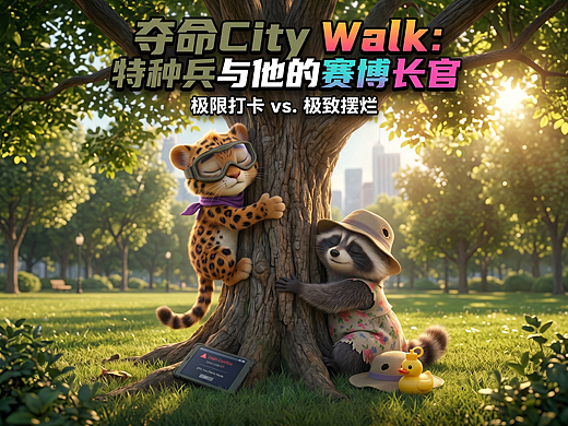 GC创意案例:《夺命City Walk》动画短视频赏析