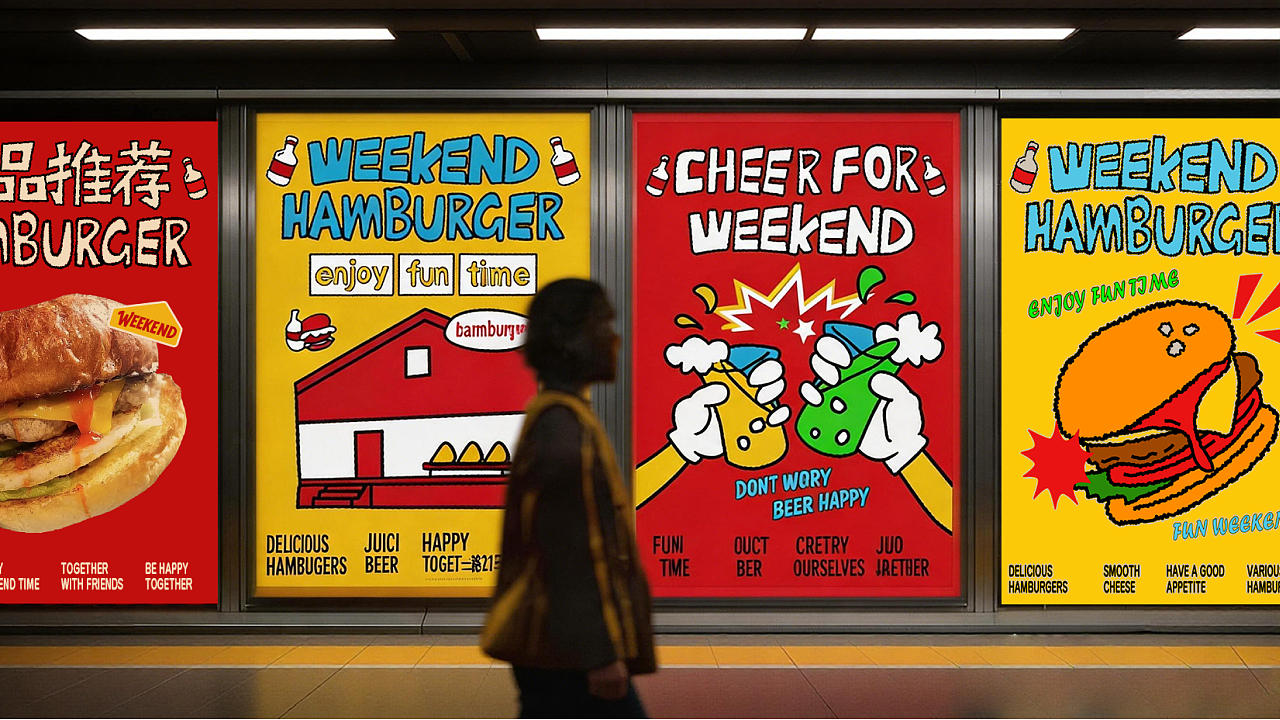 WEEKEND 周末汉堡(图ZNDExNjkzMjAw) - 品牌 - 站酷设计师iou2原创素材 - 站酷ZCOOL