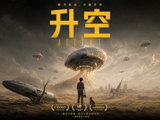 AIGC竞赛小短片——《升空》