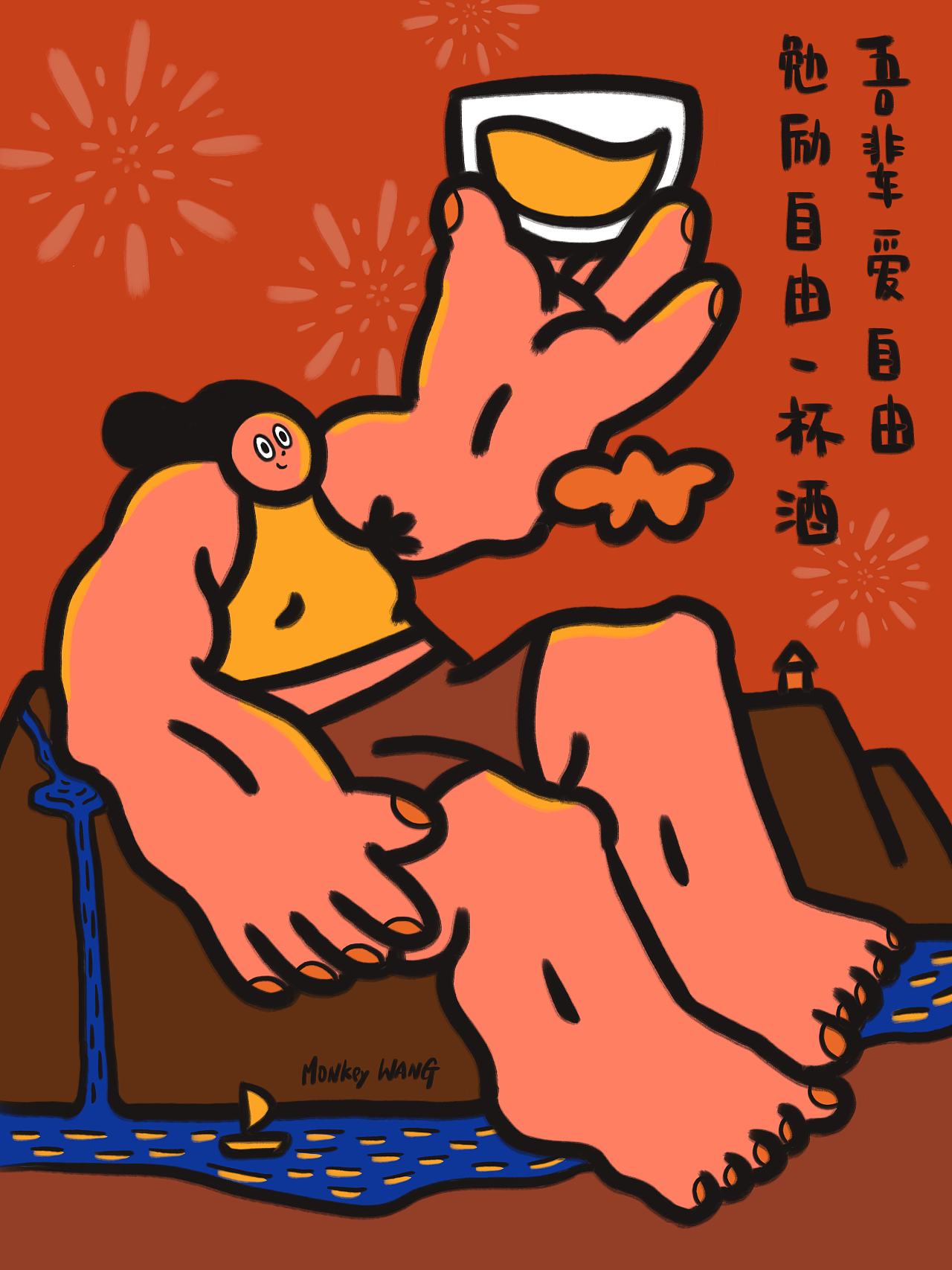 万能女孩|用画回复世界上每一句“女孩不可以”(图ZNDExNjk5OTI4) - 商业插画 - 站酷设计师MonkeyWang小玩家原创素材 - 站酷ZCOOL