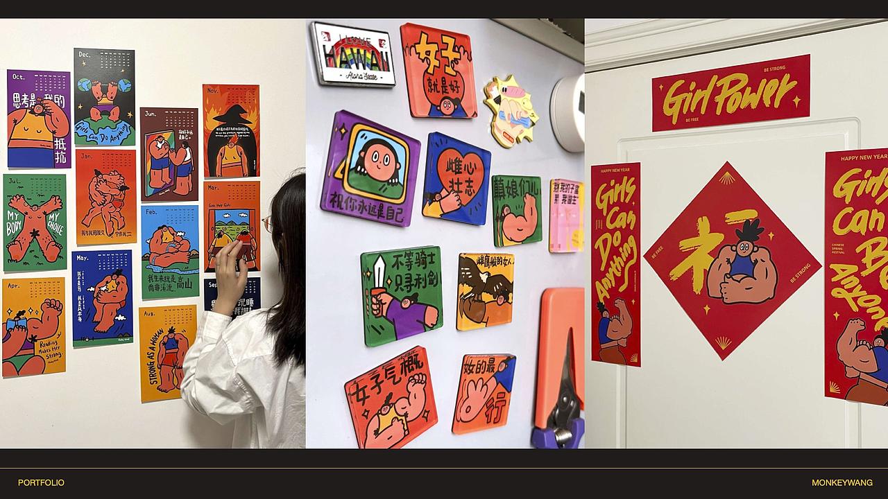 万能女孩|用画回复世界上每一句“女孩不可以”(图ZNDExNzAwMzA0) - 商业插画 - 站酷设计师MonkeyWang小玩家原创素材 - 站酷ZCOOL