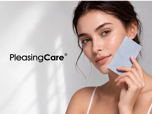 PleasingCare 吸油纸的完整视觉重构