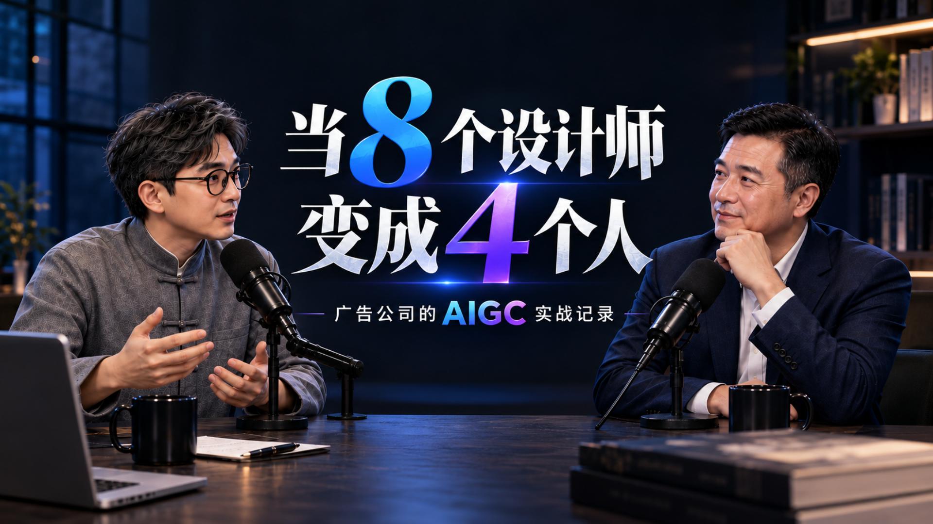8 个设计师缩编到 4 人，这家广告公司靠 AI 做了什么？| 雨田 AIGC 电台｜#AIGC 培训（图ZMTU4NjE3ODg=） - 教程 - 站酷设计师雨田侃设计原创素材 - 站酷ZCOOL