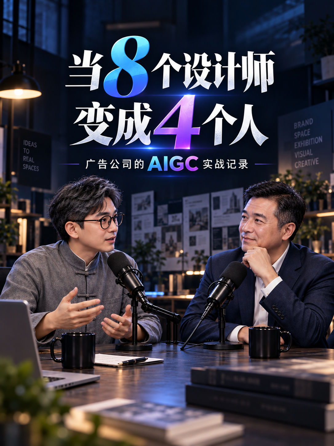 8 个设计师缩编到 4 人，这家广告公司靠 AI 做了什么？| 雨田 AIGC 电台｜#AIGC 培训（图ZMTU4NjE3ODQ=） - 教程 - 站酷设计师雨田侃设计原创素材 - 站酷ZCOOL
