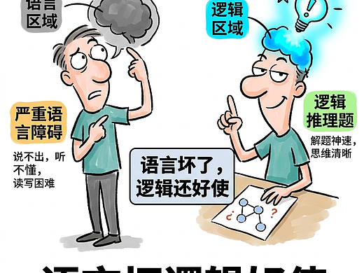 你以为思考靠说话？大脑逻辑推理和语言是两套系统