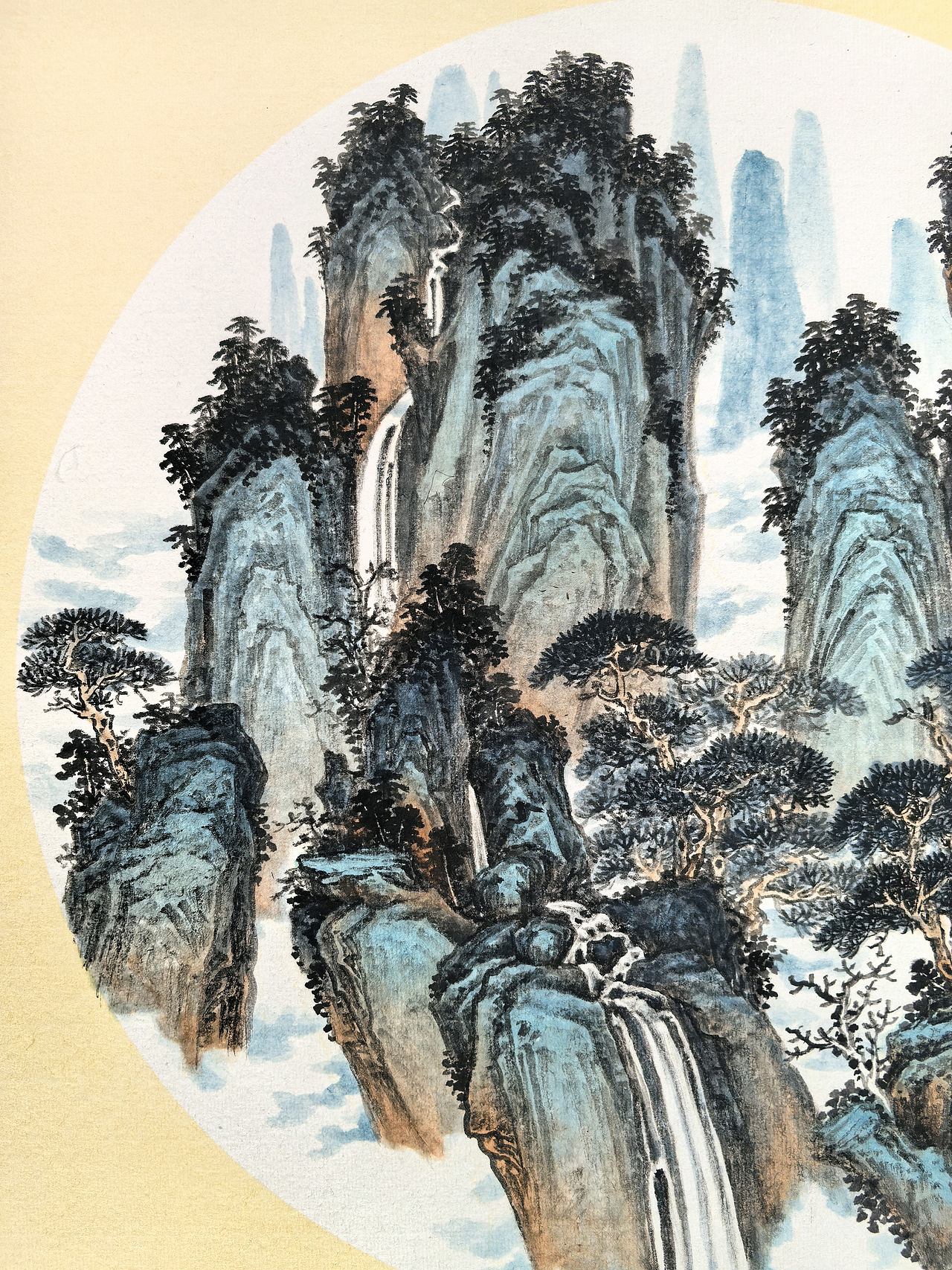 奇峰云瀑(图ZNDExODAxNTE2) - 绘画 - 站酷设计师安田原创素材 - 站酷ZCOOL