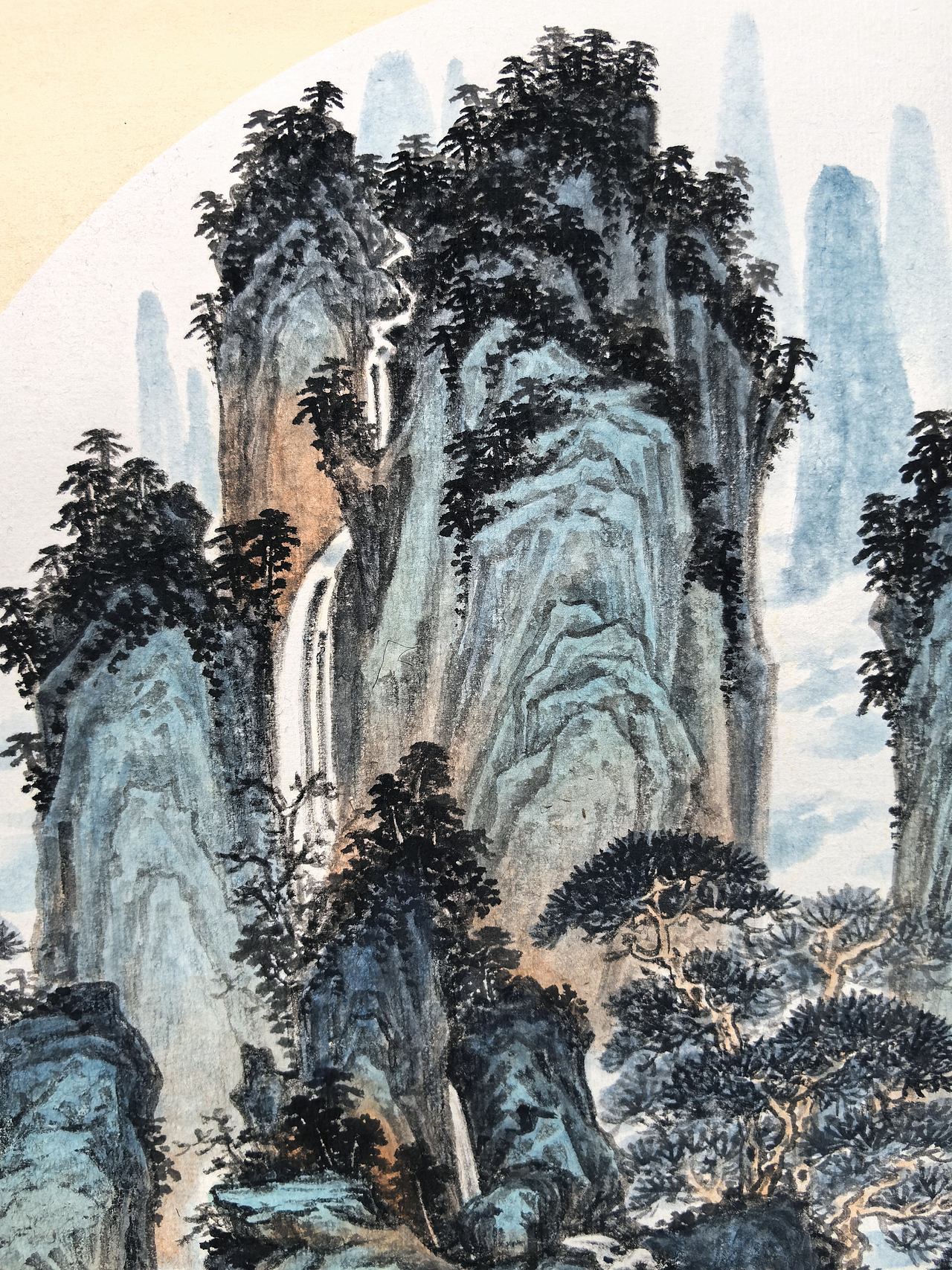 奇峰云瀑(图ZNDExODAxNTI4) - 绘画 - 站酷设计师安田原创素材 - 站酷ZCOOL