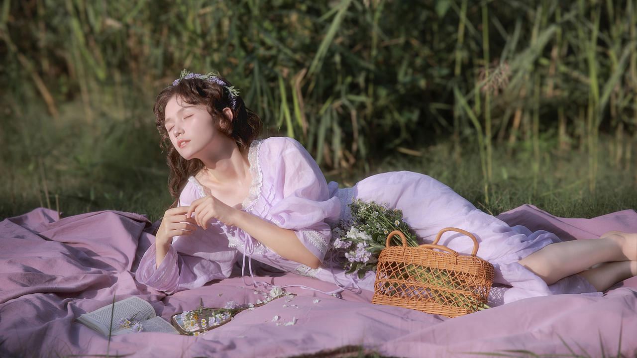 紫境・缪斯梦 Muse in Violet（图ZNDExODAxODgw） - 人像摄影 - 站酷设计师金渺今原创素材 - 站酷ZCOOL