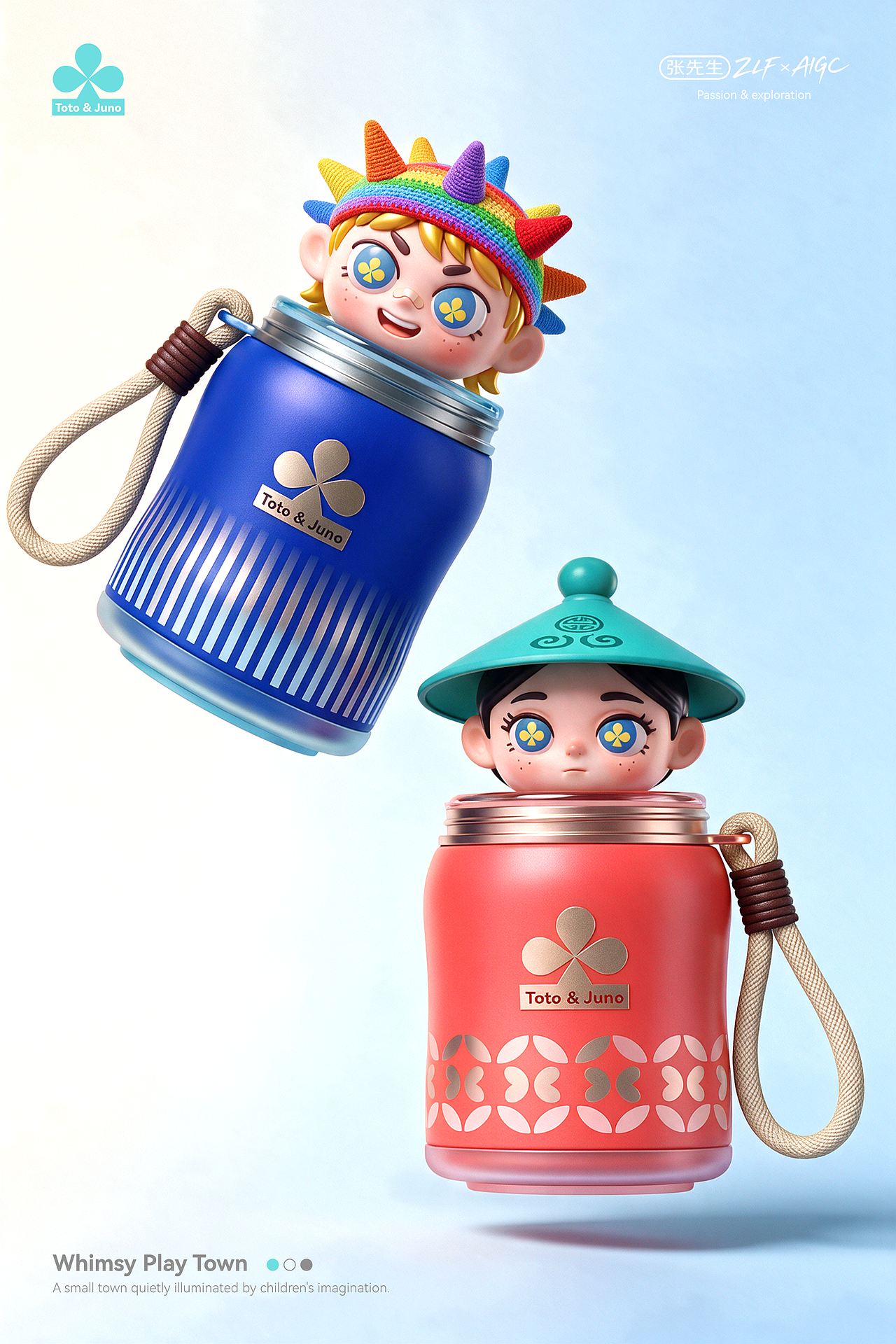 拓拓Toto & 降降Juno（图ZNDExODA0MDY0） - AI作品 - 站酷设计师张先生ZLF原创素材 - 站酷ZCOOL