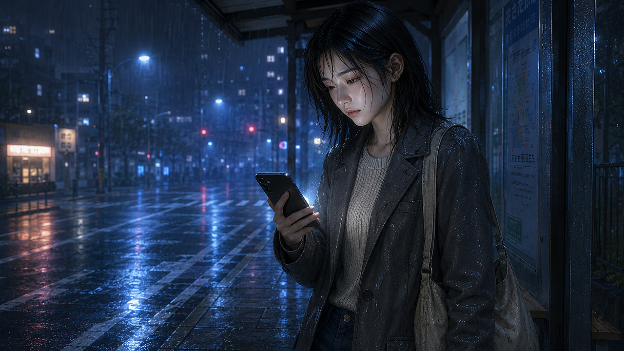 《凌晨的便利店》|AI原创治愈短片·全流程创作(图ZNDExODMyNTQ4) - 短篇/格漫 - 站酷设计师衬安原创素材 - 站酷ZCOOL