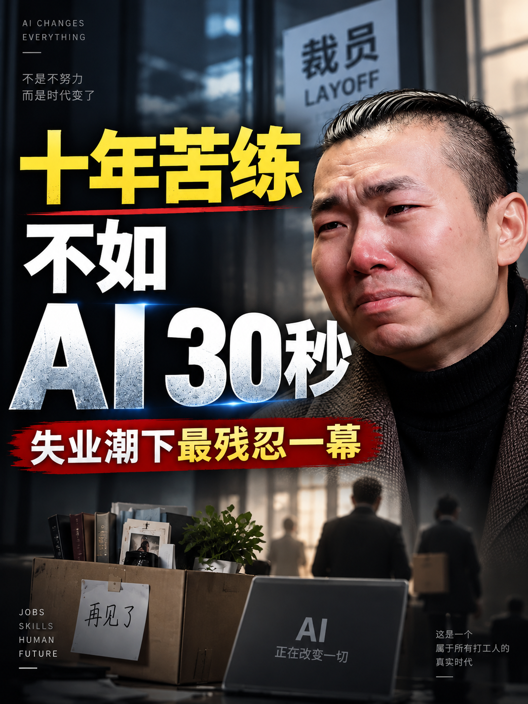 資深原畫師崩潰痛哭，中国失业潮下最残忍一幕：不会用AI，你今天就得走（图ZMTU4NjM4Njg=） - 教程 - 站酷设计师雨田侃设计原创素材 - 站酷ZCOOL