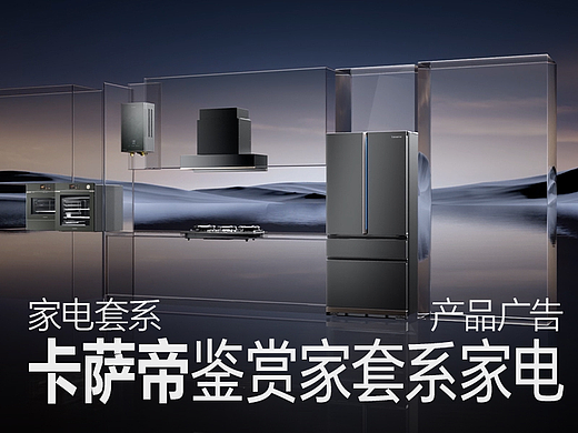 卡萨帝鉴赏家套系家电产品视觉设计 | 广州多巴胺设计