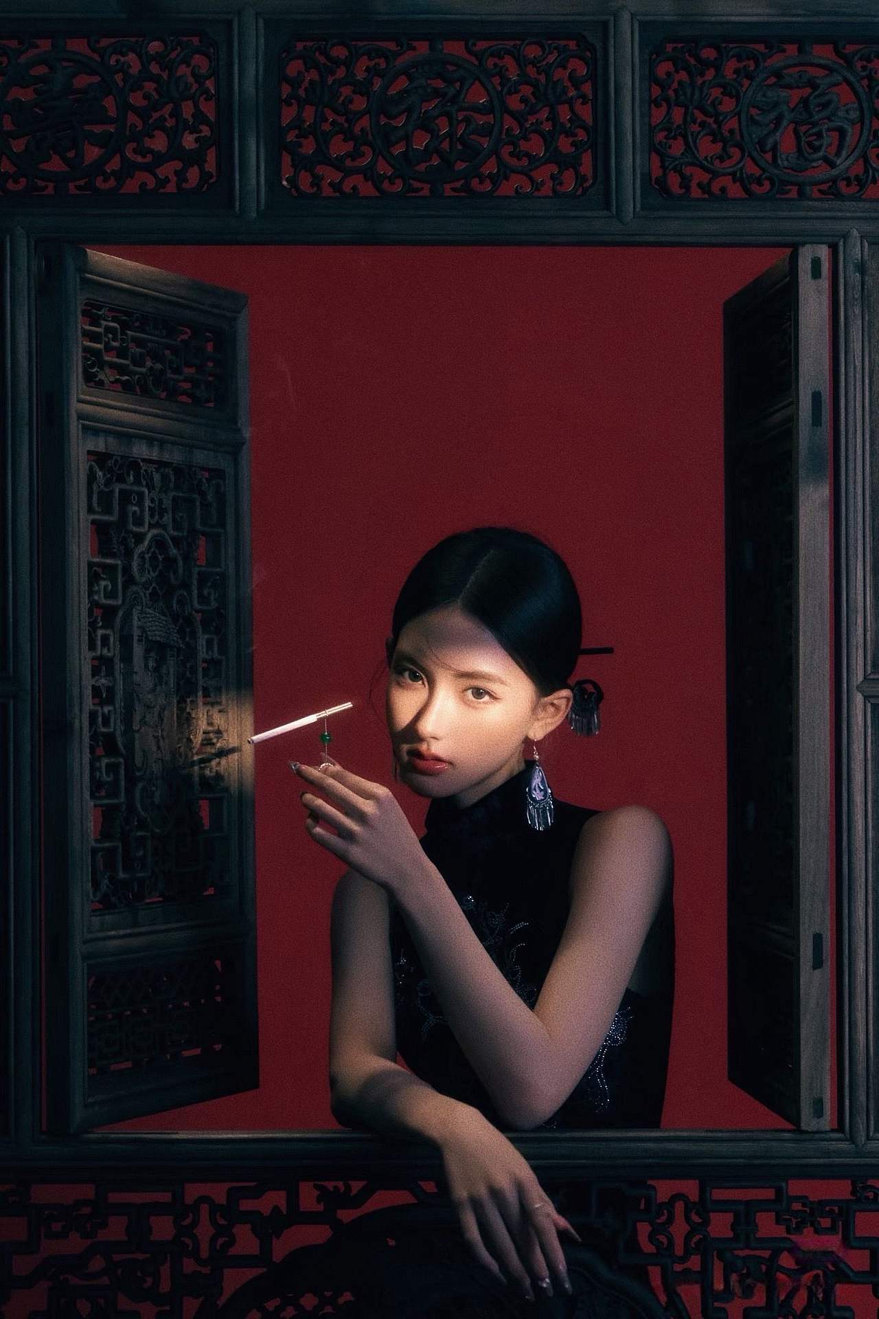 旗袍写真 人像摄影（图ZNDExODcyNDM2） - 人像摄影 - 站酷设计师不会拍照的设计狮原创素材 - 站酷ZCOOL