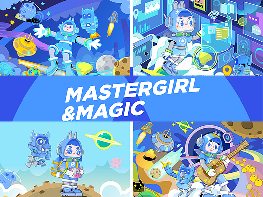 ip插画-Mastergirl&Magic