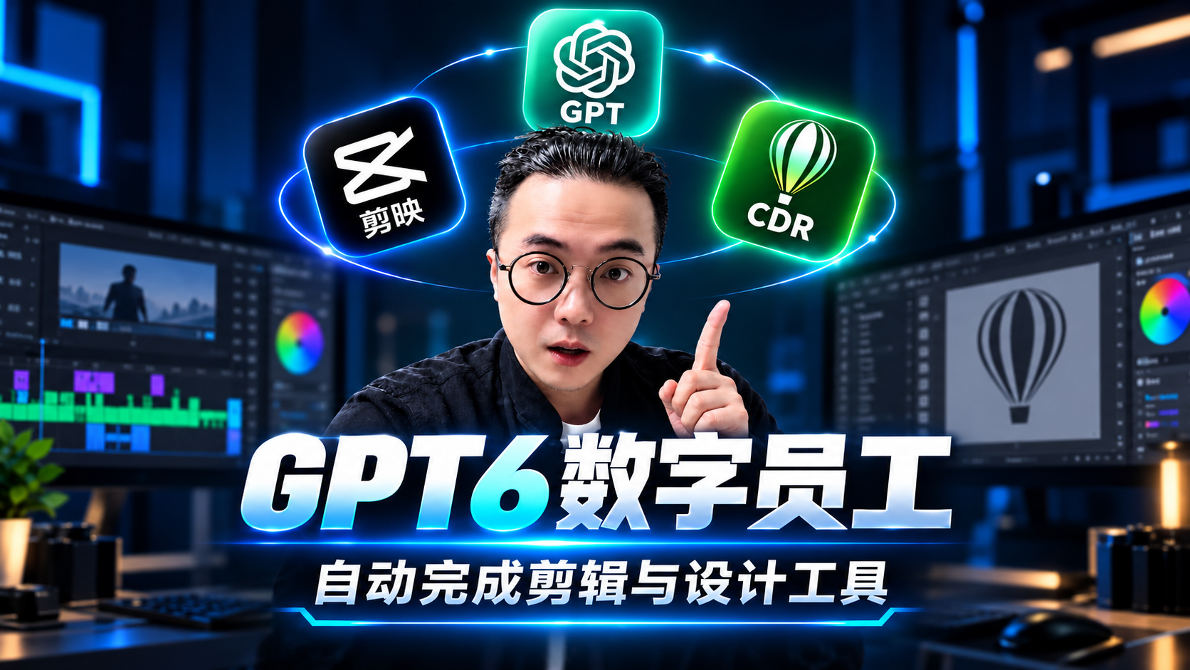 GPT6数字员工对接CDR设计与剪辑工作，碾压基础员工。| AIGC员工 | AI设计 | AI建议 |（图ZMTU4Njg1OTI=） - 教程 - 站酷设计师雨田侃设计原创素材 - 站酷ZCOOL