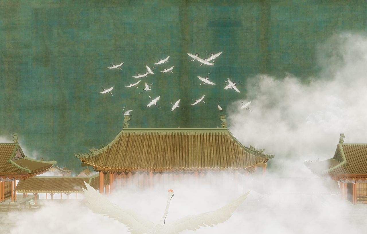 鹤随心舞（图ZNDExOTM3MDQw） - 宣传物料 - 站酷设计师Z616960306原创素材 - 站酷ZCOOL