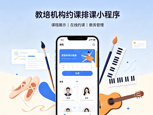零基础制作教培机构约课排课小程序，降本增效神器！