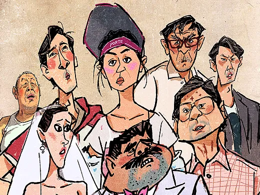 《夏洛特烦恼》人物插画