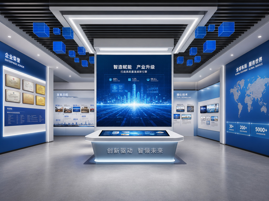 东莞公司产品展厅设计，沉浸式体验促进成交转化（图ZMTU4NzI1NzY=） - 观点 - 站酷设计师东莞和智文化设计原创素材 - 站酷ZCOOL