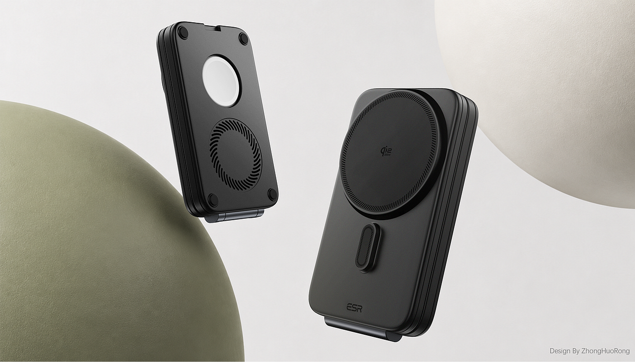 ESR CryoBoost Foldable 3-in-1（图ZNDExOTY1MzE2） - 电子产品 - 站酷设计师ZHR榮_工业设计师原创素材 - 站酷ZCOOL